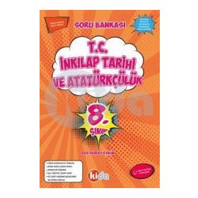8.Sınıf T.C. İnkılap Tarihi Ve Atatürkçülük Soru Bankası Kida Yayınları