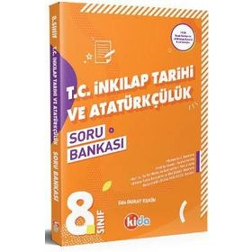 8.Sınıf T.C. İnkılap Tarihi Ve Atatürkçülük Soru Bankası Kida Yayınları