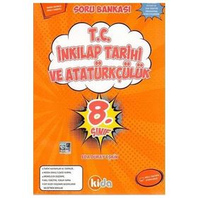 8.Sınıf T.C. İnkılap Tarihi Ve Atatürkçülük Soru Bankası Kida Yayınları