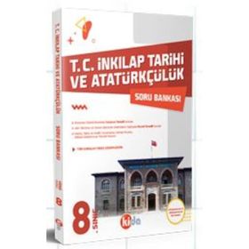 8.Sınıf T.C. İnkılap Tarihi Ve Atatürkçülük Soru Bankası Kida Yayınları