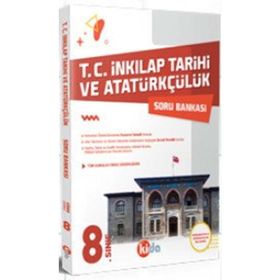 8.Sınıf T.C. İnkılap Tarihi Ve Atatürkçülük Soru Bankası Kida Yayınları