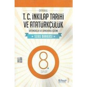 8. SINIF T.C. İNKILAP TARIHI VE ATATÜRKÇÜLÜK SORU BANKASI - KOMISYON (ISBN:9786053583967)