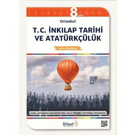 8. SINIF T.C. İNKILAP TARIHI VE ATATÜRKÇÜLÜK SORU BANKASI - KOMISYON (ISBN:9786053583967)