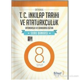 8. SINIF T.C. İNKILAP TARIHI VE ATATÜRKÇÜLÜK SORU BANKASI - KOMISYON (ISBN:9786053583967)