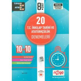 8. Sınıf T.C. İnkılap Tarihi ve Atatürkçülük Soru Bankası-Nego Yayınları