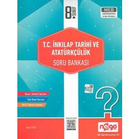 8. Sınıf T.C. İnkılap Tarihi ve Atatürkçülük Soru Bankası-Nego Yayınları