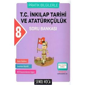 8. Sınıf T.c. İnkılap Tarihi Ve Atatürkçülük Soru Bankası - Şenol Hoca Yayınları