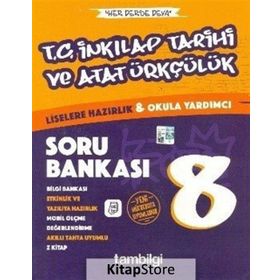 8. Sınıf T.C. inkilap Tarihi ve Atatürkçülük Soru Bankası-Tam Bilgi Yayınları