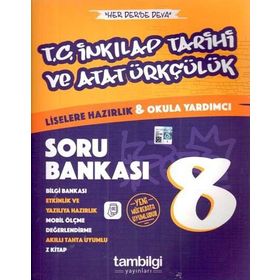 8. Sınıf T.C. İnkılap Tarihi ve Atatürkçülük Soru Bankası-Tambilgi Yayınları