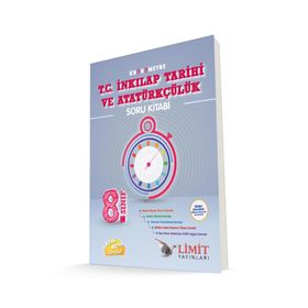 8. Sınıf T.C. İnkılap Tarihi ve Atatürkçülük Soru Kitabı - Limit Yayınları