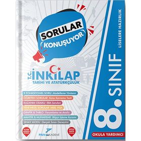 8. Sınıf T.C. İnkılap Tarihi ve Atatürkçülük Sorular Konuşuyor Soru Bankası-Pruva Akademi