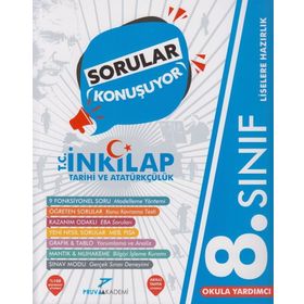 8. Sınıf T.C. İnkılap Tarihi ve Atatürkçülük Sorular Konuşuyor Soru Bankası-Pruva Akademi