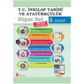 8. Sınıf T.C İnkılap Tarihi ve Atatürkçülük Süper Set Ata Yayıncılık