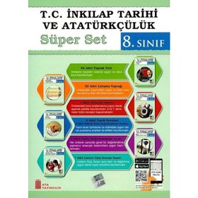 8. Sınıf T.C İnkılap Tarihi ve Atatürkçülük Süper Set Ata Yayıncılık
