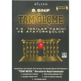 8. Sınıf T.C. İnkılap Tarihi ve Atatürkçülük Tam Ölçme-Bilfen Yayıncılık