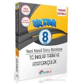 8. Sınıf T.C. İnkılap Tarihi ve Atatürkçülük Ultra Çözümlü Soru Bankası-KöşeBilgi Yayınları