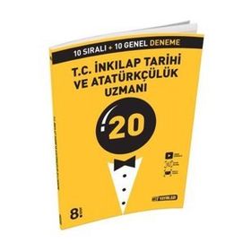8. Sınıf T.C. İnkılap Tarihi ve Atatürkçülük Uzman 20'li Deneme - Hız Yayınları
