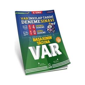8. Sınıf T.C. İnkılap Tarihi ve Atatürkçülük Var Deneme Sınavı-Arı Yayıncılık