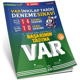 8. Sınıf T.C. İnkılap Tarihi ve Atatürkçülük Var Deneme Sınavı-Arı Yayıncılık