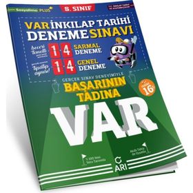 8. Sınıf T.C. İnkılap Tarihi ve Atatürkçülük Var Deneme Sınavı-Arı Yayıncılık