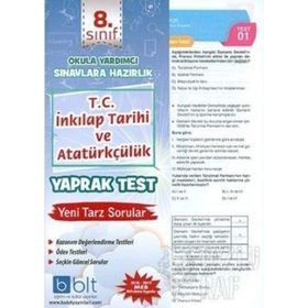 8. Sınıf T.C. İnkılap Tarihi ve Atatürkçülük Yaprak Test-Bulut Eğitim