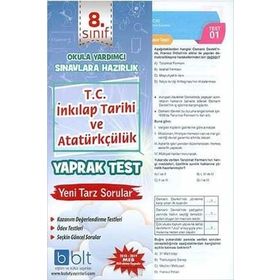 8. Sınıf T.C. İnkılap Tarihi ve Atatürkçülük Yaprak Test-Bulut Eğitim