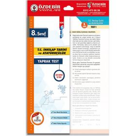 8. Sınıf T.C. İnkılap Tarihi ve Atatürkçülük Yaprak Test - kollektif