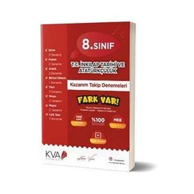 8. Sınıf T.C. İnkılap Tarihi ve Atatürkçülük Yeni Nesil Etkinlikli Fark Var Soru Bankası-Koray Varol Yayınları