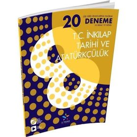 8. Sınıf T.C. İnkılap Ve Atatürkçülük 20 Deneme - 5 Yıldız Yayınları