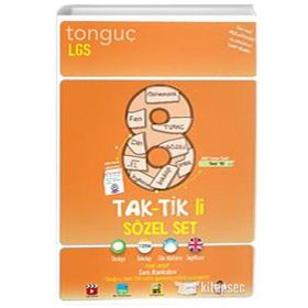 8. Sınıf Taktikli Sözel Set - Tonguç Akademi Yayınları
