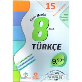 8. Sınıf Tam Benlik Türkçe 15 Deneme Sınavı-Bilimyolu Yayıncılık