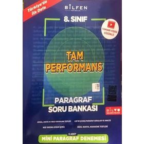 8. Sınıf Tam Performans Paragraf Soru Bankası Bilfen Yayınları