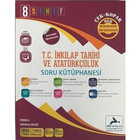 8. Sınıf TC İnkılap Tarihi Atatürkçülük Soru Kütüphanesi - Paraf Yayınları