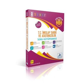 8. Sınıf TC İnkılap Tarihi Atatürkçülük Soru Kütüphanesi - Paraf Yayınları