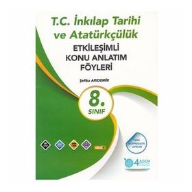 8. Sınıf TC İnkılap Tarihi Konu Anlatım Föyü 4 Adım Yayınları