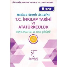 8. Sınıf TC İnkılap Tarihi ve Atatürkçülük Konu Anlatımı ve Soru Çözümü Karekök Yayınları