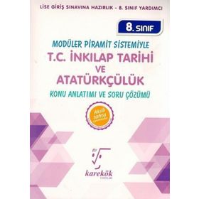 8. Sınıf TC İnkılap Tarihi ve Atatürkçülük Konu Anlatımı ve Soru Çözümü Karekök Yayınları