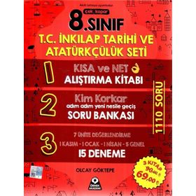 8. Sınıf Tc İnkılap Tarihi ve Atatürkçülük Konu Özetli Alıştırma ve Soru Bankası - Örnek Akademi Yayınları