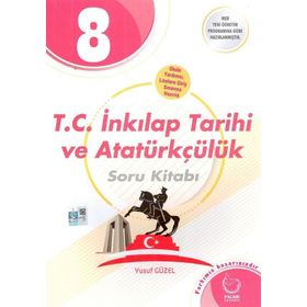 8 Sınıf TC İnkılap Tarihi ve Atatürkçülük Soru Kitabı Palme Yayınları