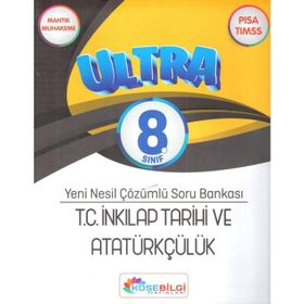 8. Sınıf TC İnkılap Tarihi ve Atatürkçülük Ultra Soru Bankası Köşebilgi Yayınları