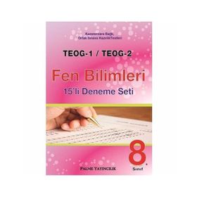 8. Sınıf TEOG 1 TEOG 2 Fen Bilimleri 15 li Deneme Seti - kollektif