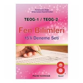 8. Sınıf TEOG 1 TEOG 2 Fen Bilimleri 15 li Deneme Seti - kollektif