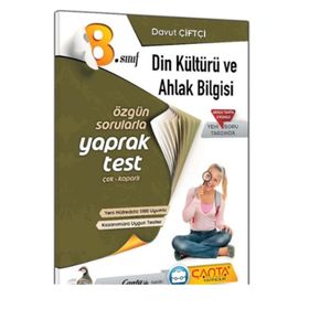 8. Sınıf TEOG Din Kültürü ve Ahlak Bilgisi Çek Kopart Yaprak Test - kollektif