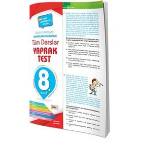 8. Sınıf Teog Tüm Dersler Yaprak Test - kollektif