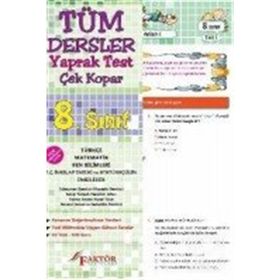 8. Sınıf Teog Tüm Dersler Yaprak Test - kollektif
