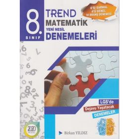 8. Sınıf Trend Matematik Yeni Nesil Denemeleri Birkan Yıldız Kişisel Yayınlar