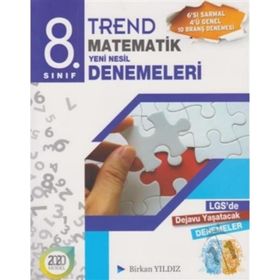 8. Sınıf Trend Matematik Yeni Nesil Denemeleri Birkan Yıldız Kişisel Yayınlar