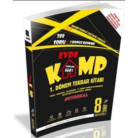 8. Sınıf Tüm Dersler 1. Dönem Evde Kamp Tekrar Kitabı-Startfen Yayınları
