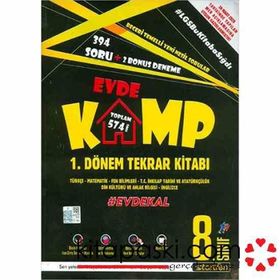8. Sınıf Tüm Dersler 1. Dönem Evde Kamp Tekrar Kitabı-Startfen Yayınları