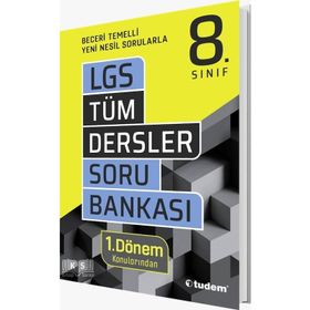 8. Sınıf Tüm Dersler 1. Dönem Soru Bankası Tudem Yayınları